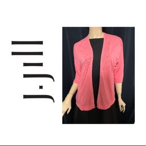 J. Jill Pink/Coral Draped Shrug